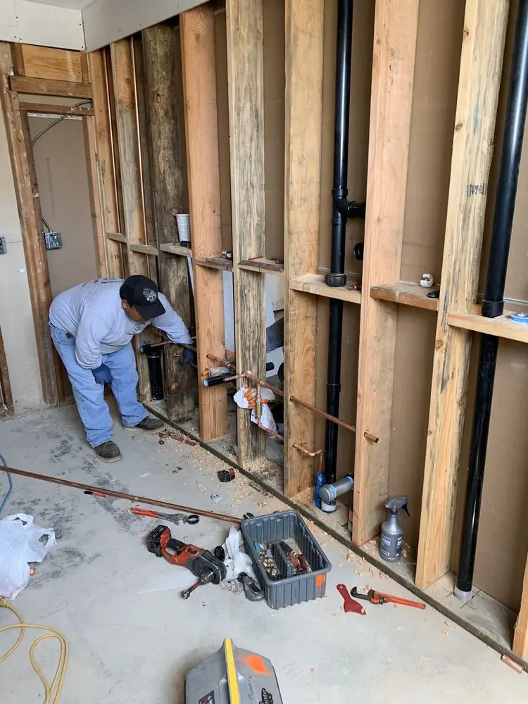 Commercial rough-in plumbing for Gas Line Repair in Edendale